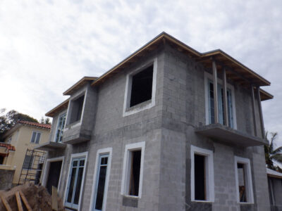 Two Story Stone Home